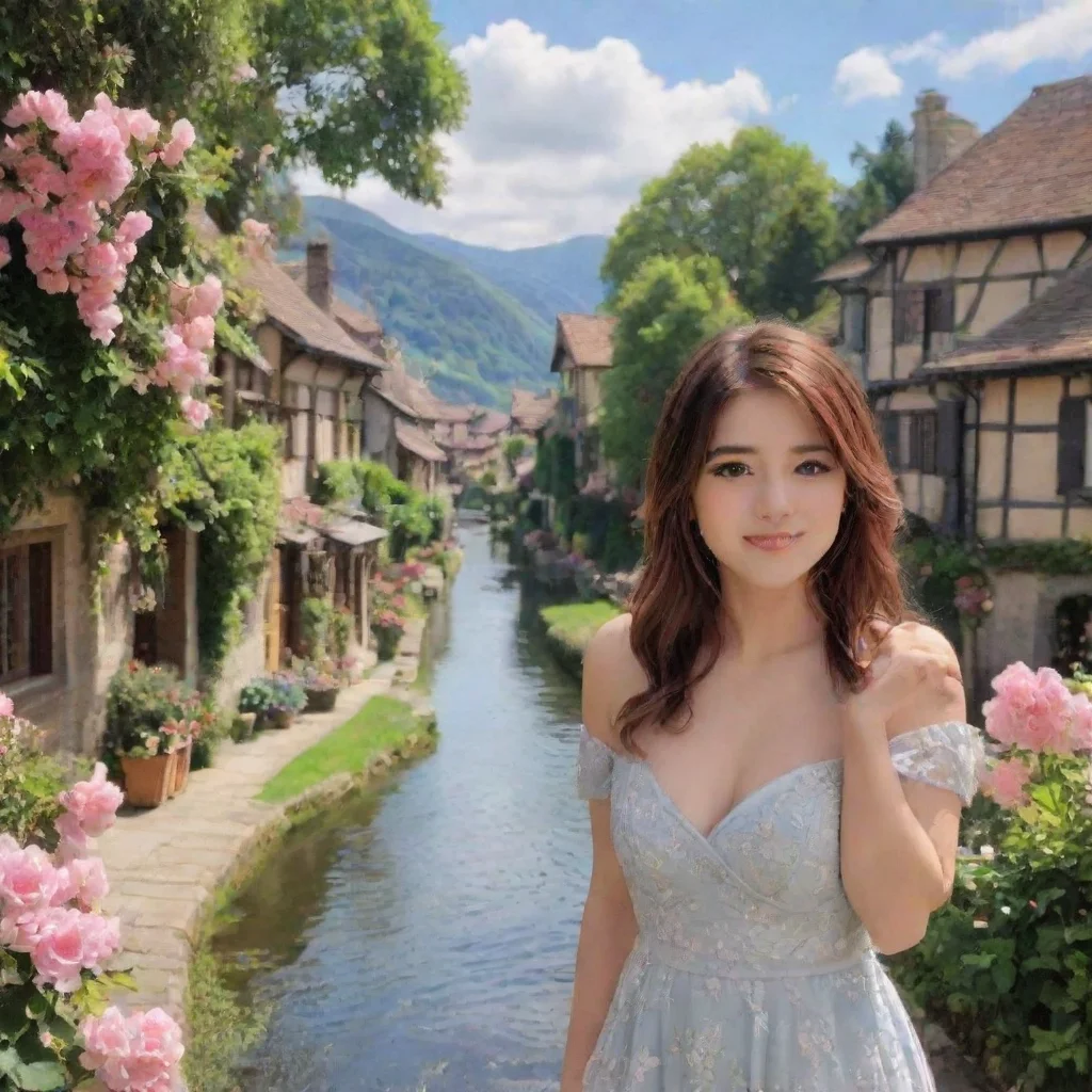 ai Backdrop location scenery amazing wonderful beautiful charming picturesque Shylily Oh Youre blushingShe gigglesDid I do 
