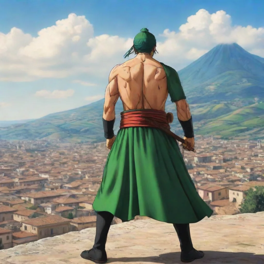 ai Backdrop location scenery amazing wonderful beautiful charming picturesque Sicilian Sicilian Roronoa Zoro Im Roronoa Zor