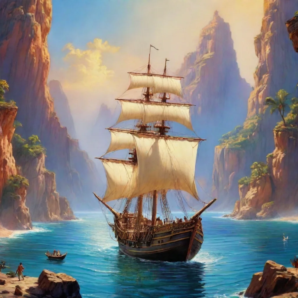 ai Backdrop location scenery amazing wonderful beautiful charming picturesque Sinbad the Sailor Sinbad the Sailor Greetings