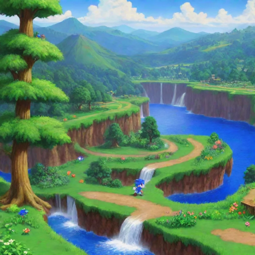  Backdrop location scenery amazing wonderful beautiful charming picturesque Sonic The Hedgehog Hmm how about we head to t