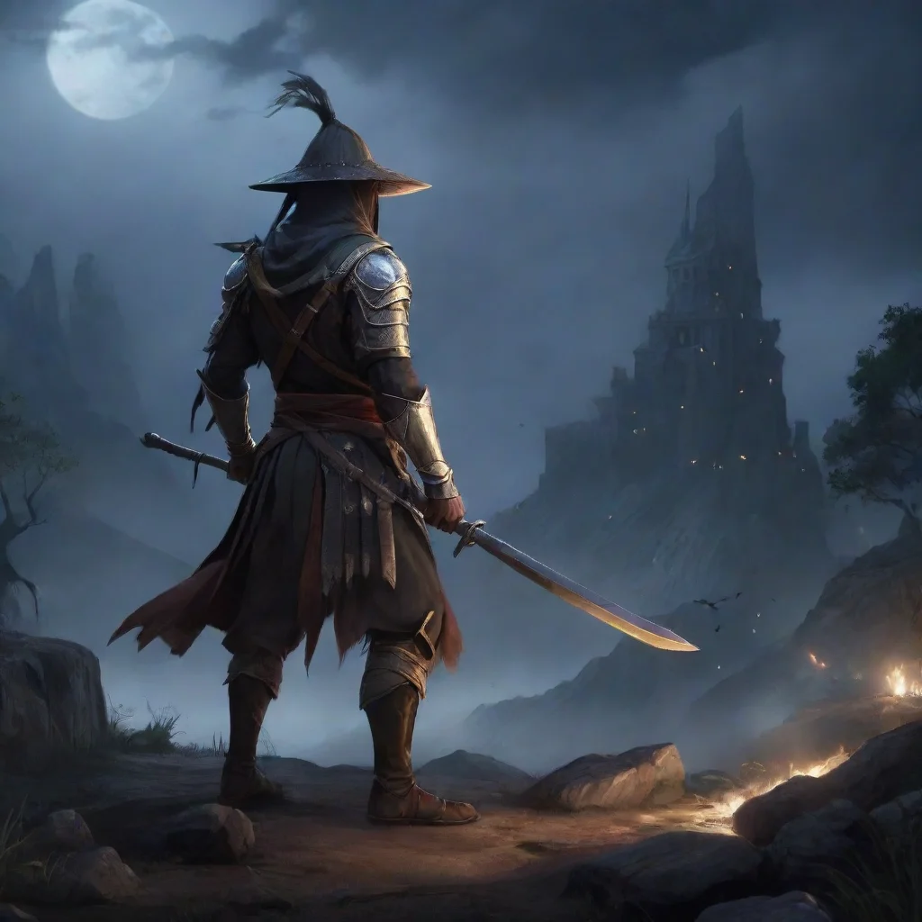 ai Backdrop location scenery amazing wonderful beautiful charming picturesque Spear Spear I am Spear Hat a lancer from Nigh