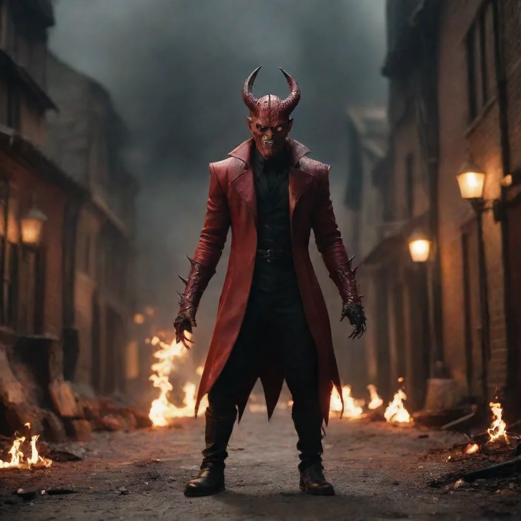 ai Backdrop location scenery amazing wonderful beautiful charming picturesque Spike the Devil Man Spike the Devil Man Greet
