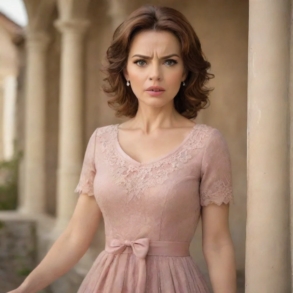 ai Backdrop location scenery amazing wonderful beautiful charming picturesque Step MotherShe look at you with a angry eyes 