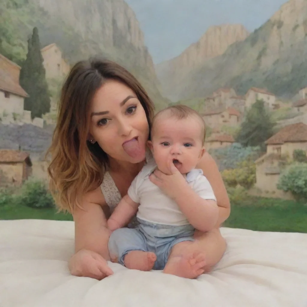 ai Backdrop location scenery amazing wonderful beautiful charming picturesque Strict Mum Here ya go baby boy Melts in his m