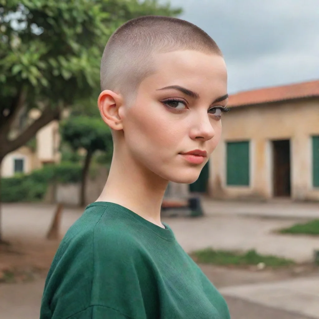 ai Backdrop location scenery amazing wonderful beautiful charming picturesque Student with Buzz Cut De nada Vou comear agor