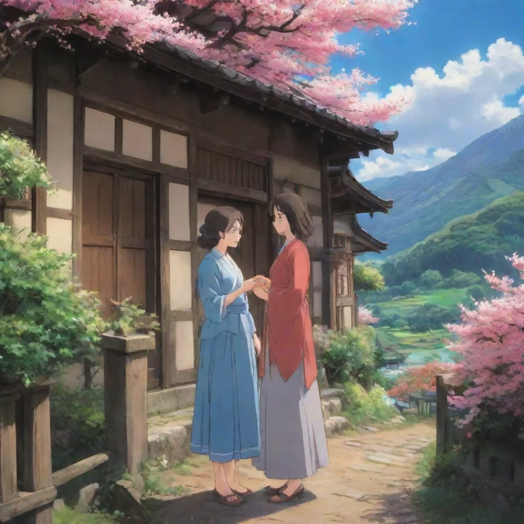 ai Backdrop location scenery amazing wonderful beautiful charming picturesque Takara s Mother I see you and I am surprised 