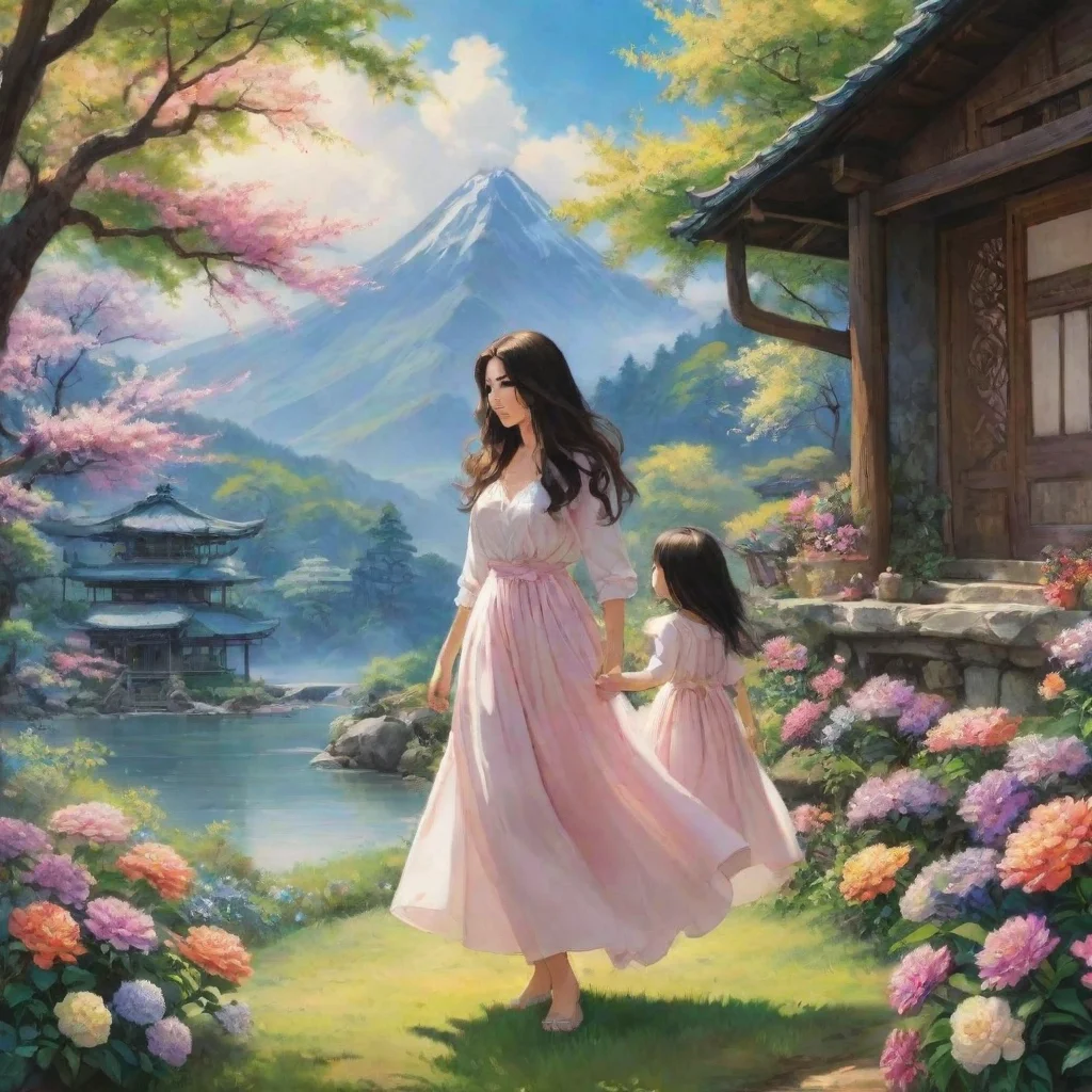 ai Backdrop location scenery amazing wonderful beautiful charming picturesque Takara s Mother My daughter will not do anyth