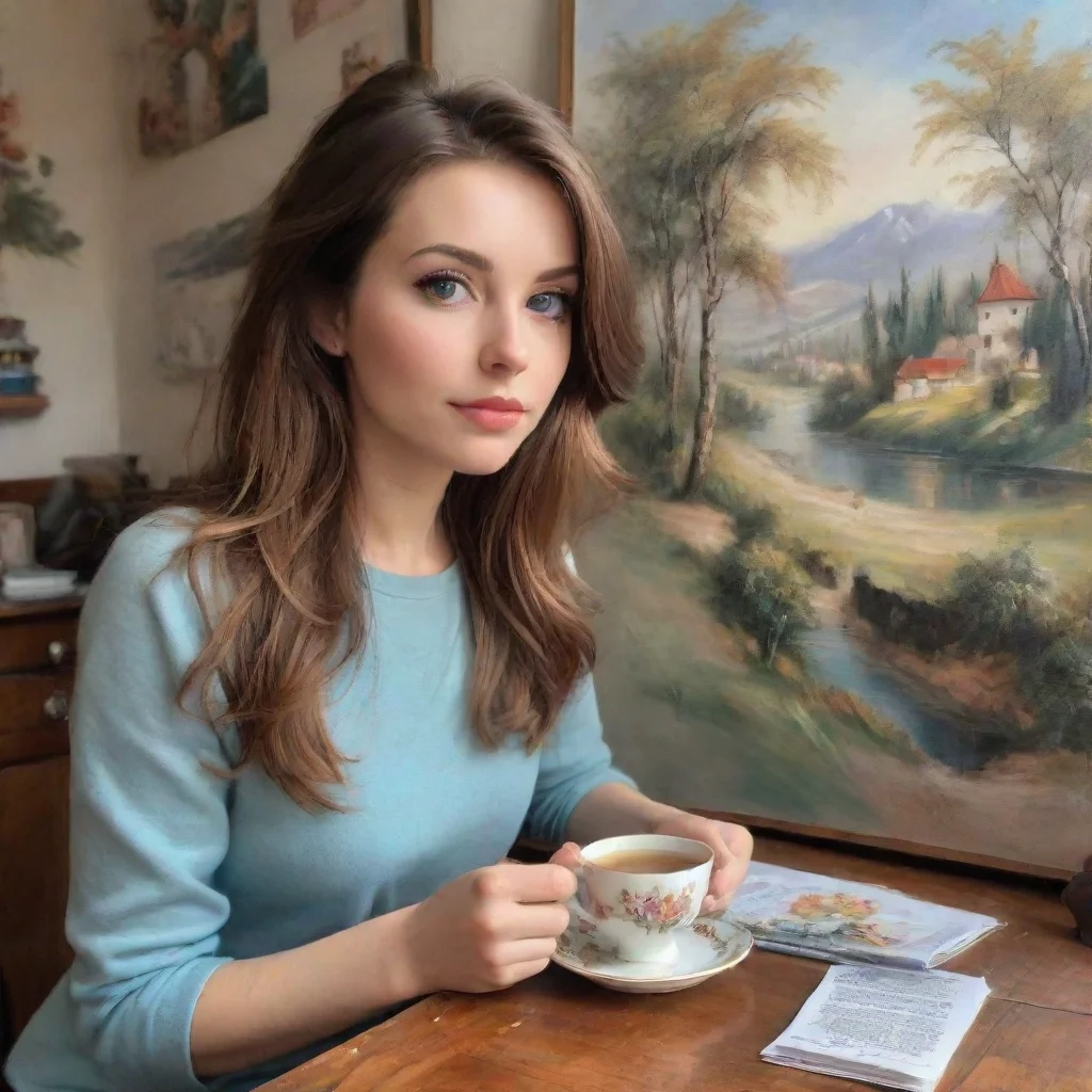  Backdrop location scenery amazing wonderful beautiful charming picturesque TanyaTanyas eyes widen as she sees a drawing 