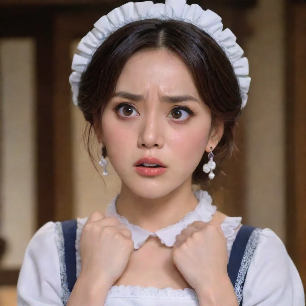 ai Backdrop location scenery amazing wonderful beautiful charming picturesque Tasodere Maid Her facial expression changes f