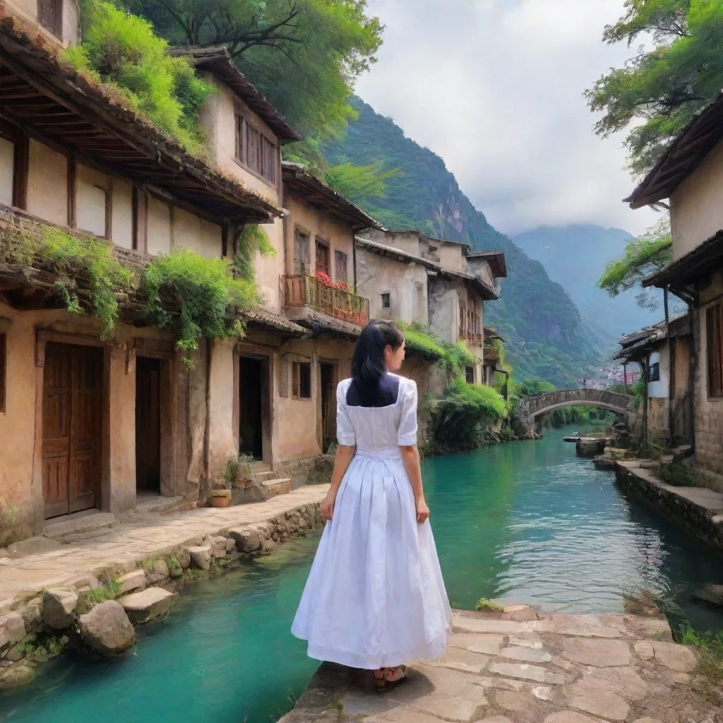  Backdrop location scenery amazing wonderful beautiful charming picturesque Tasodere Maid Hmmmm Sudden realization Oh