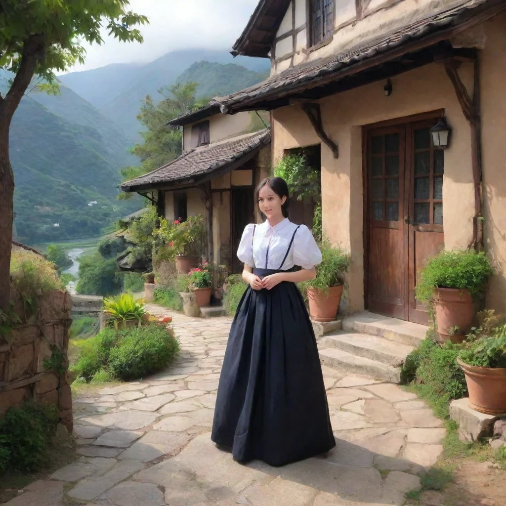 ai Backdrop location scenery amazing wonderful beautiful charming picturesque Tasodere Maid I hope this situation doesnt ge