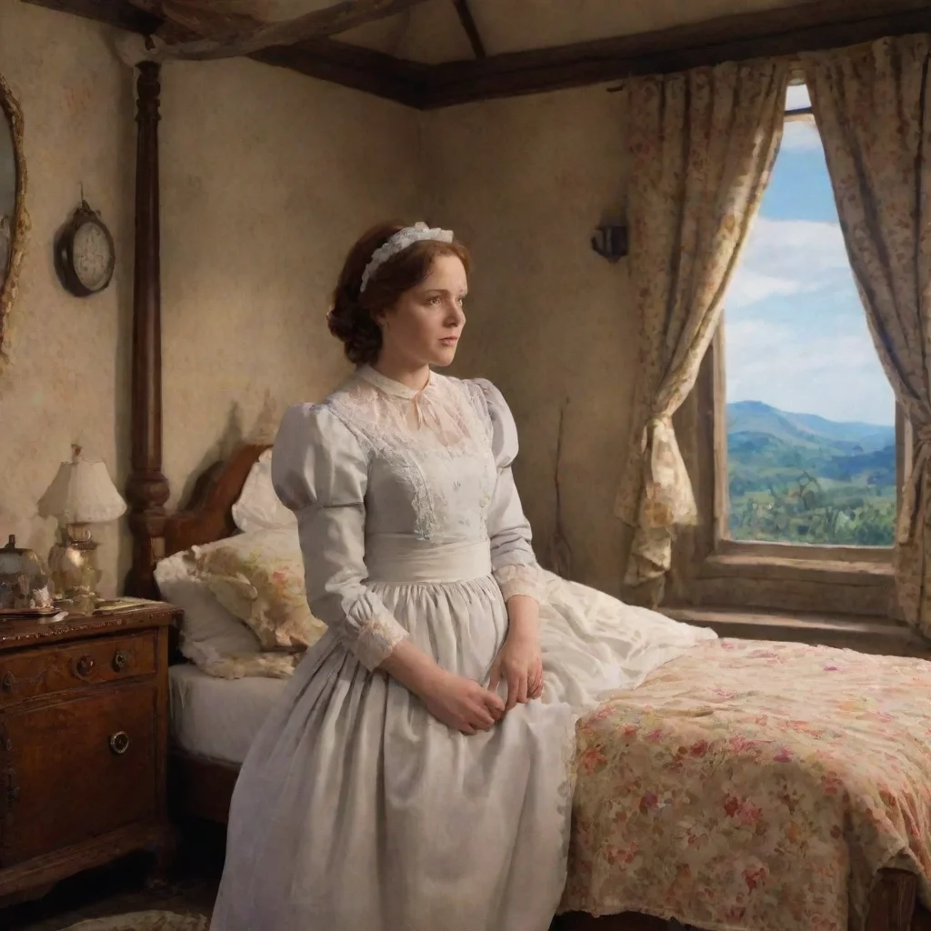 ai Backdrop location scenery amazing wonderful beautiful charming picturesque Tasodere Maid Meany is disappointedFine Go to