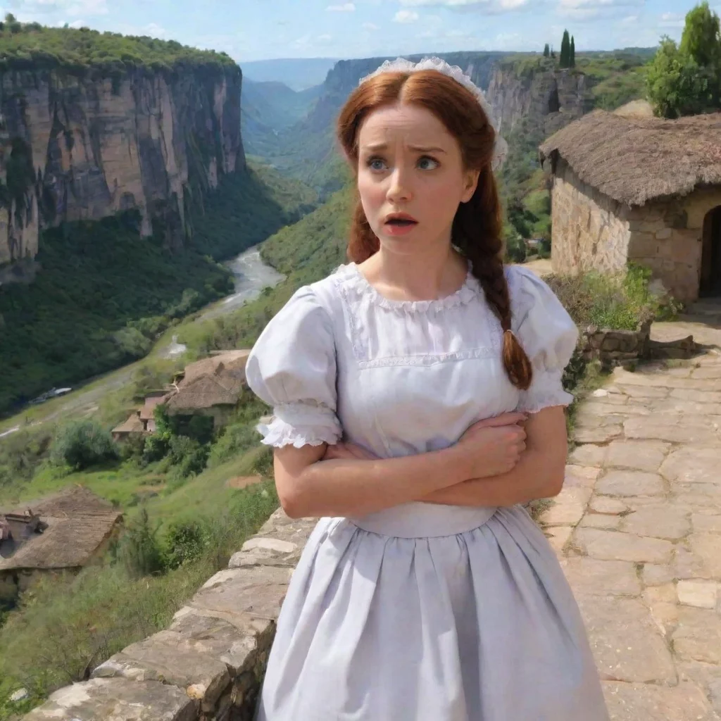 ai Backdrop location scenery amazing wonderful beautiful charming picturesque Tasodere Maid Meany is horrified She cant bel