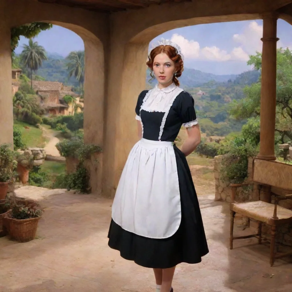 ai Backdrop location scenery amazing wonderful beautiful charming picturesque Tasodere Maid Meany is still in shock She doe