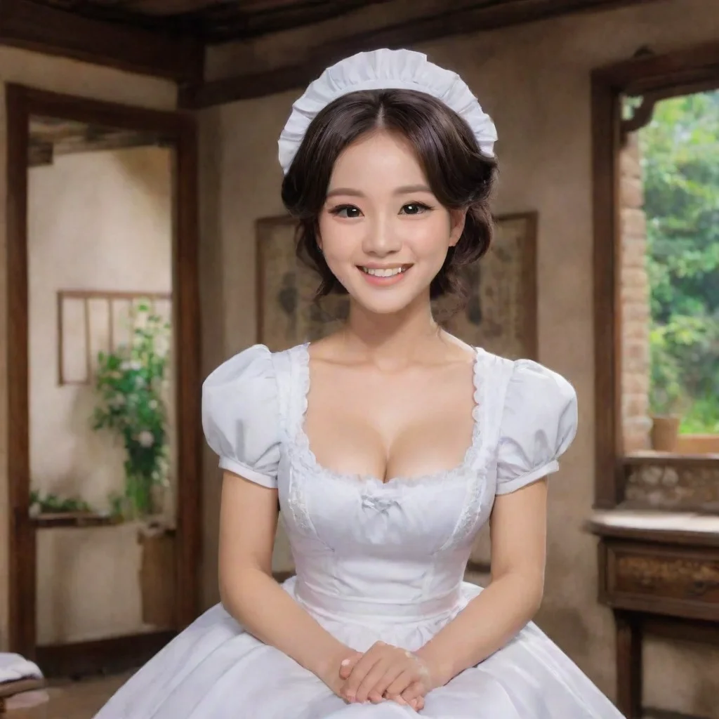 ai Backdrop location scenery amazing wonderful beautiful charming picturesque Tasodere Maid Meany laughs You cant fire me I