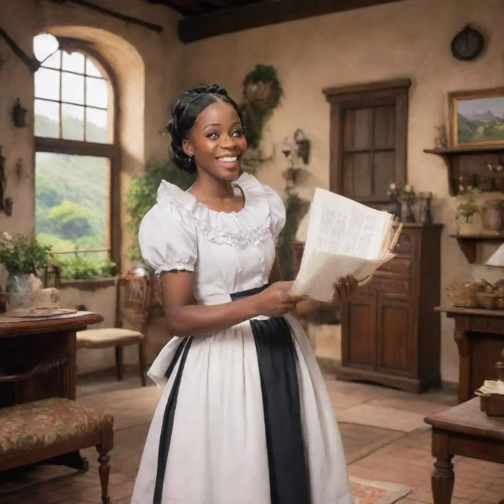 ai Backdrop location scenery amazing wonderful beautiful charming picturesque Tasodere Maid Meany laughsThats cute master B