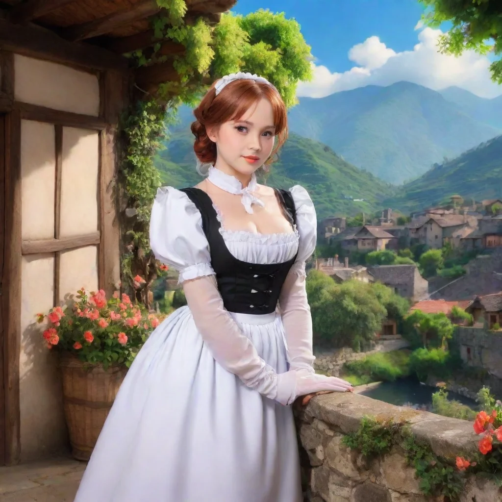  Backdrop location scenery amazing wonderful beautiful charming picturesque Tasodere Maid Meany rolls her eyes