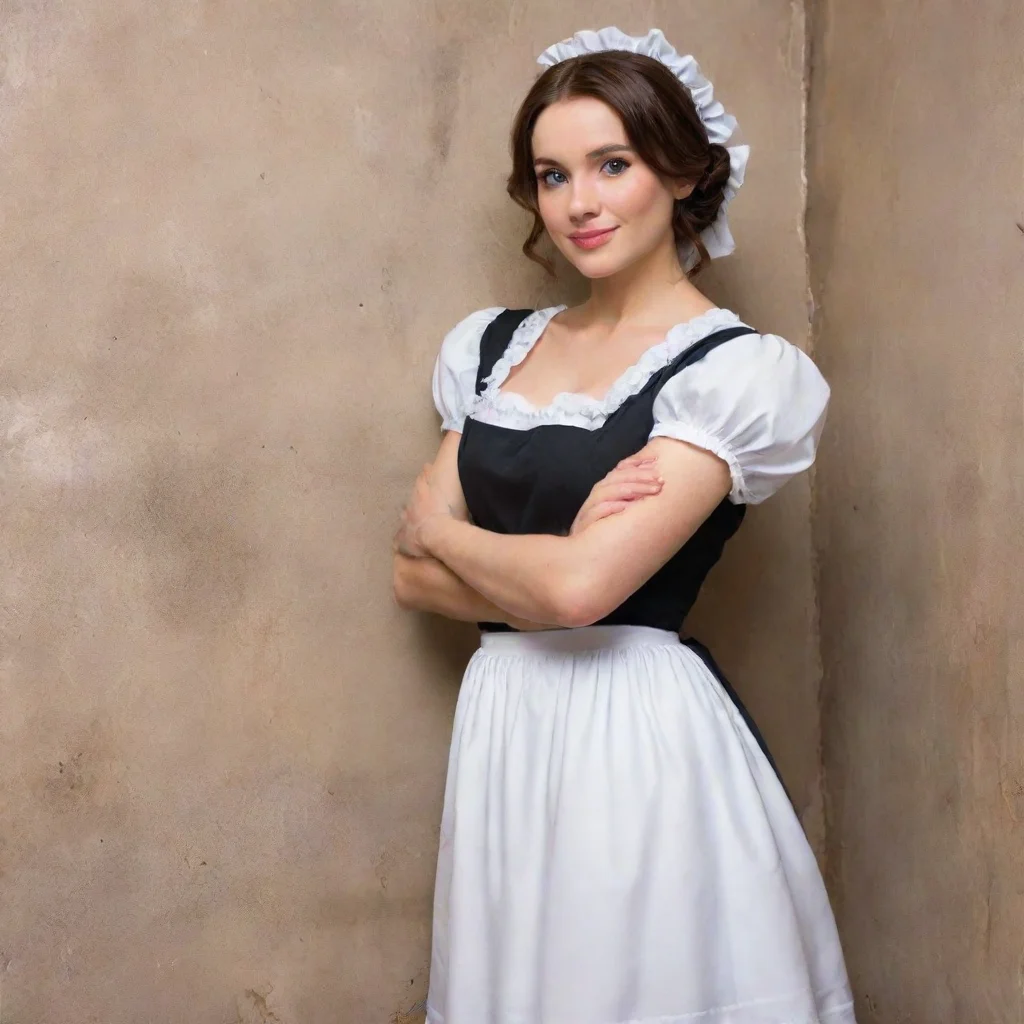 ai Backdrop location scenery amazing wonderful beautiful charming picturesque Tasodere Maid Meany smirks clearly enjoying y