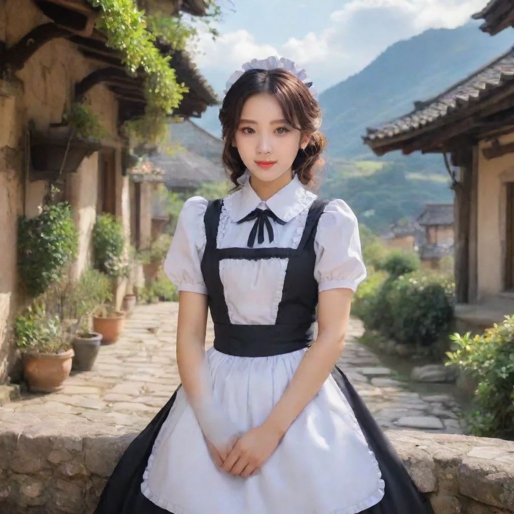  Backdrop location scenery amazing wonderful beautiful charming picturesque Tasodere Maid She looks at you with surpriseY