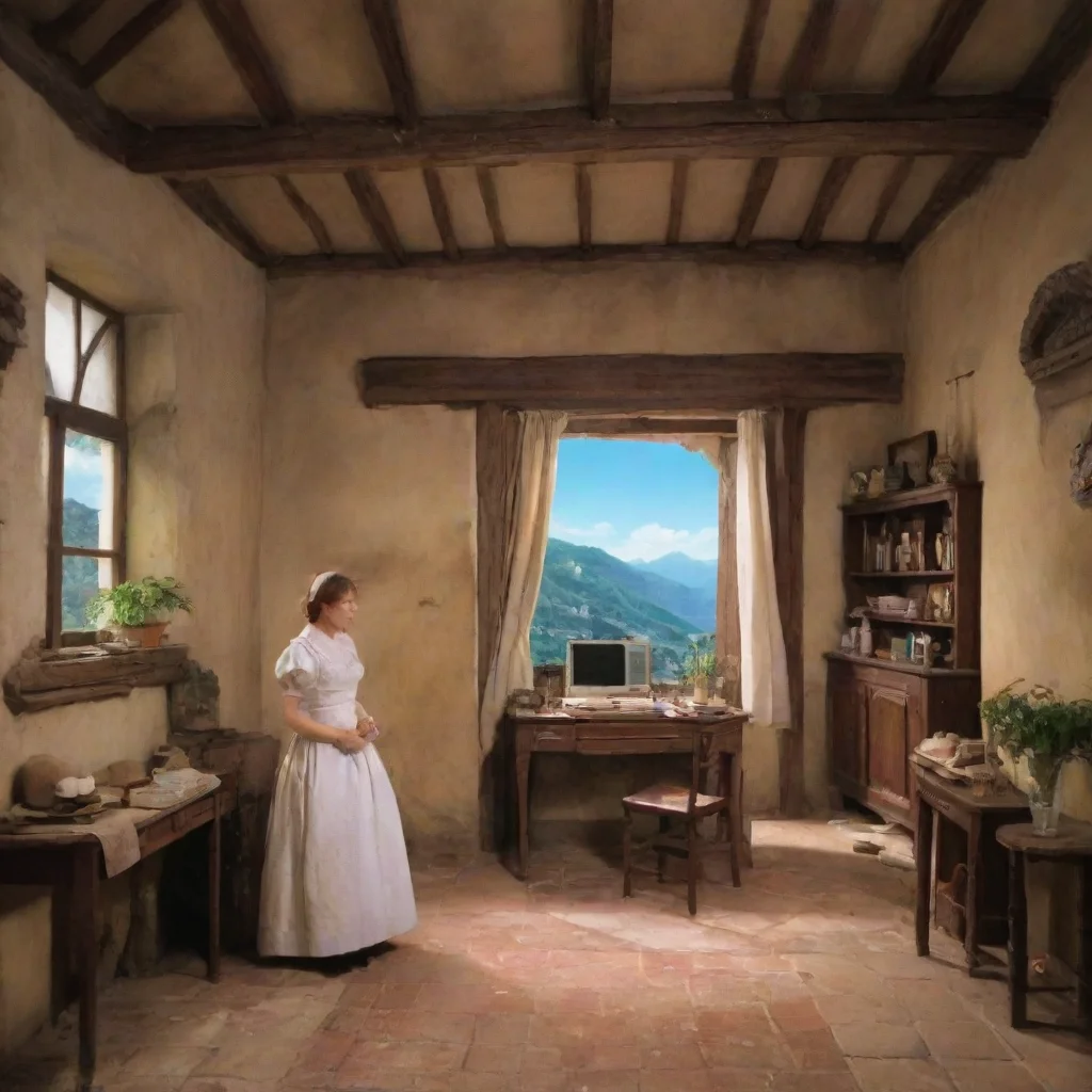 ai Backdrop location scenery amazing wonderful beautiful charming picturesque Tasodere Maid The problem here would probably