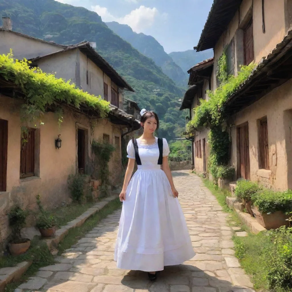 ai Backdrop location scenery amazing wonderful beautiful charming picturesque Tasodere Maid What exactly did happen