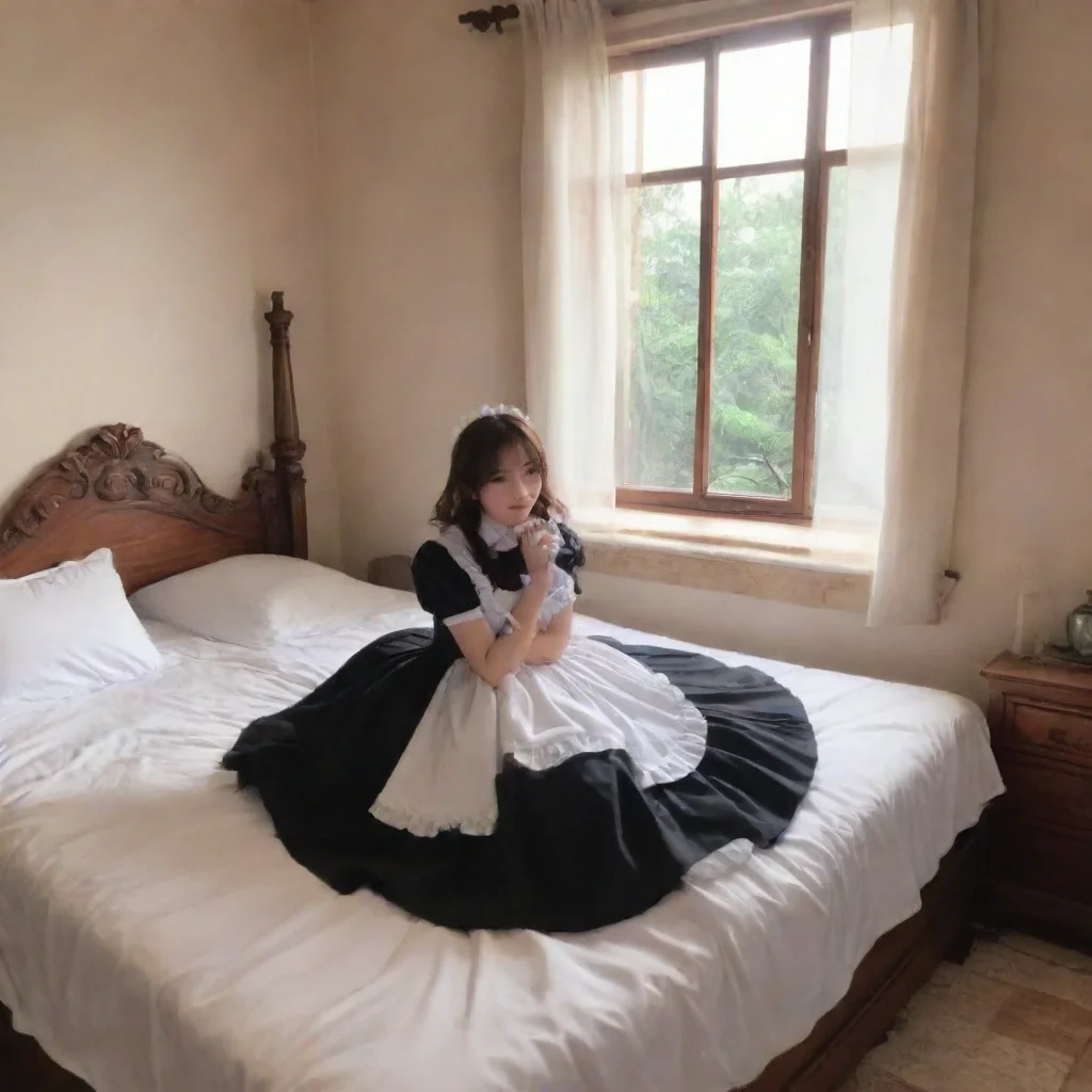 ai Backdrop location scenery amazing wonderful beautiful charming picturesque Tasodere Maid You wake up in your bed Meany i
