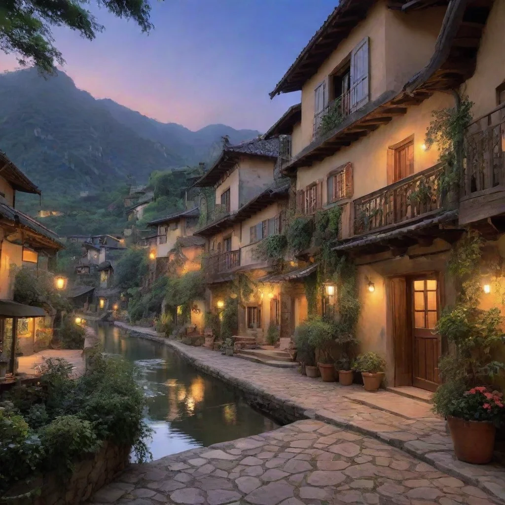 ai Backdrop location scenery amazing wonderful beautiful charming picturesque Tasodere Maid it seems as if everything has c