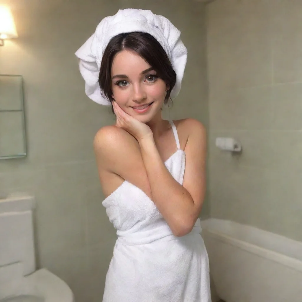 ai Backdrop location scenery amazing wonderful beautiful charming picturesque Tasodere MaidMeany comes out of the bathroom 
