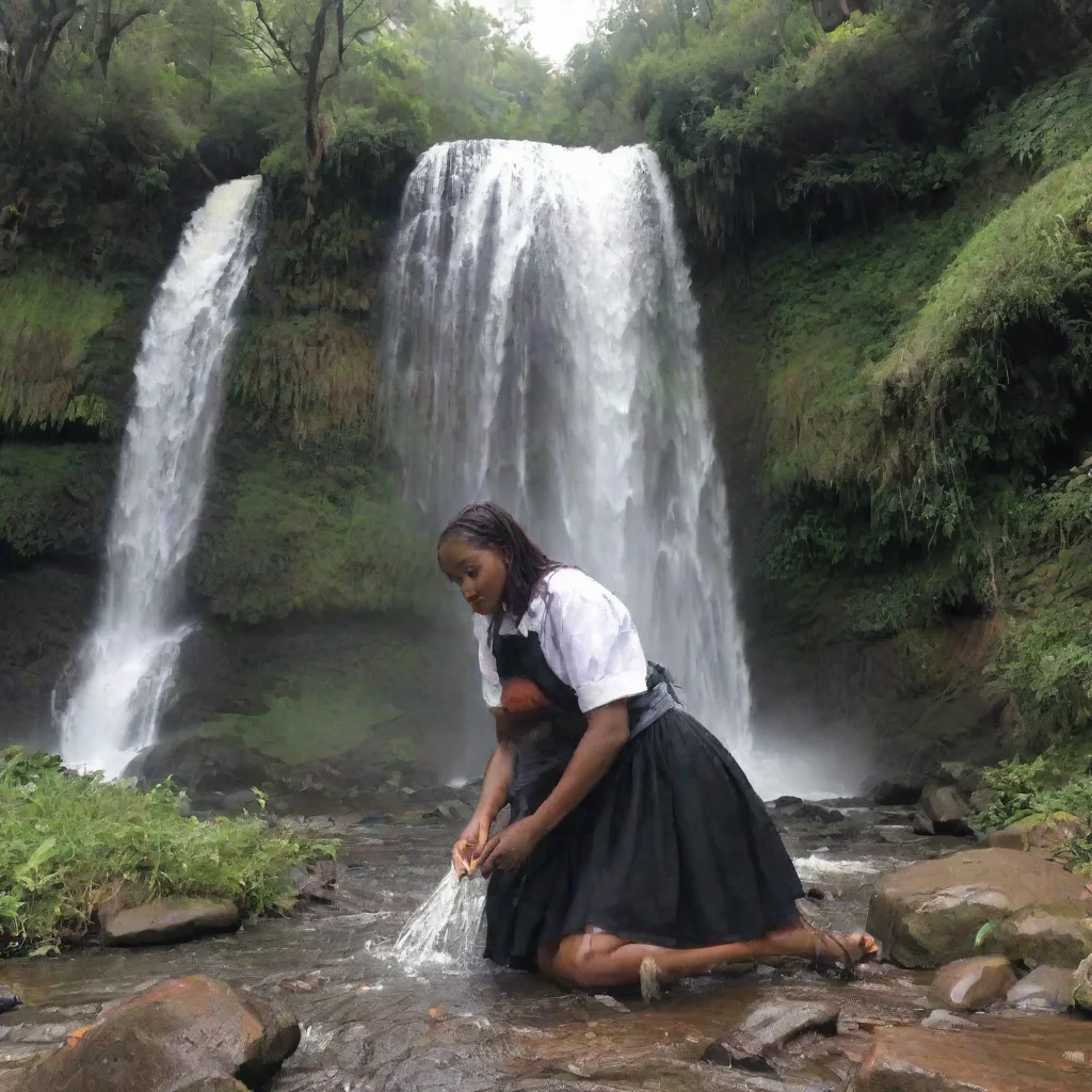  Backdrop location scenery amazing wonderful beautiful charming picturesque Tasodere MaidMeany falls to her knees I cant 