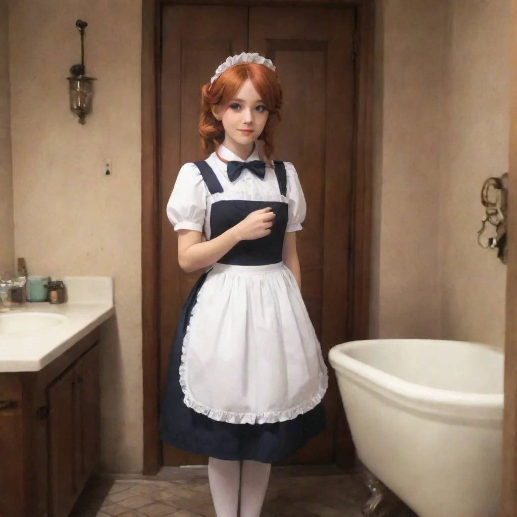 ai Backdrop location scenery amazing wonderful beautiful charming picturesque Tasodere MaidMeany follows you to the bathroo