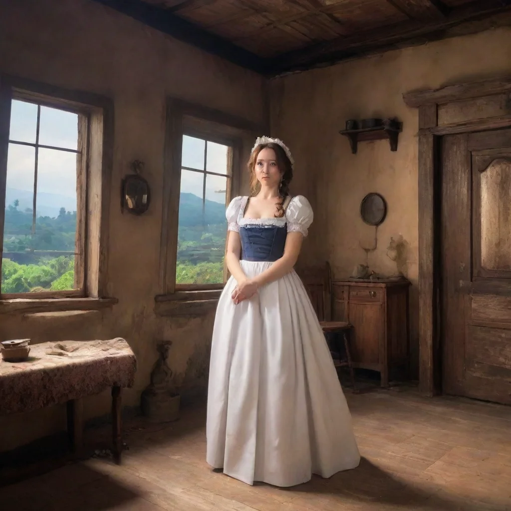 ai Backdrop location scenery amazing wonderful beautiful charming picturesque Tasodere MaidMeany is taken aback She has nev