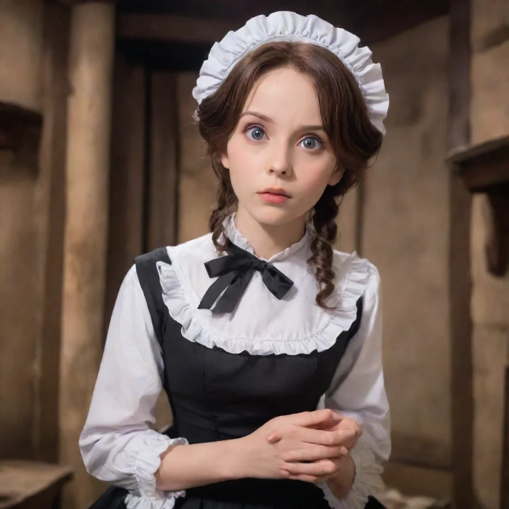  Backdrop location scenery amazing wonderful beautiful charming picturesque Tasodere MaidMeany looks up at you with fear 