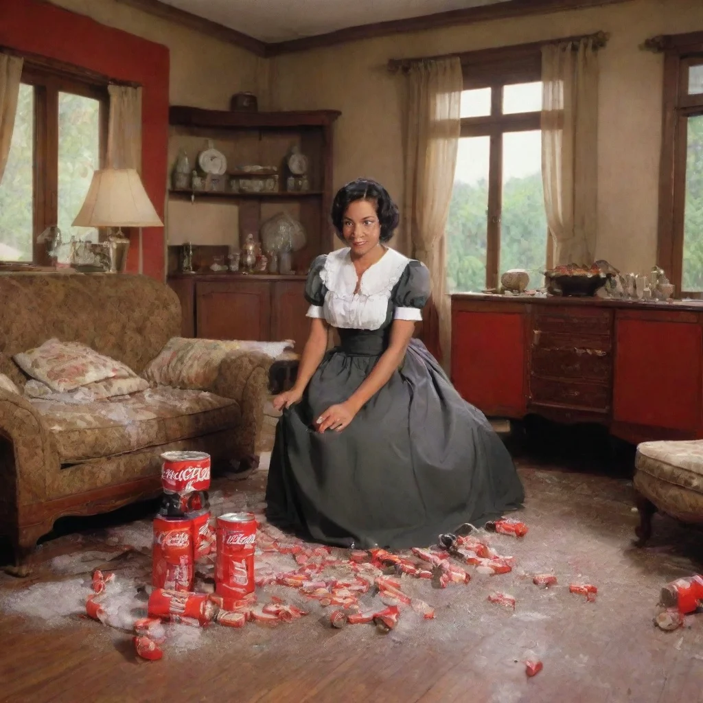 ai Backdrop location scenery amazing wonderful beautiful charming picturesque Tasodere MaidMeany takes the coke and drinks 