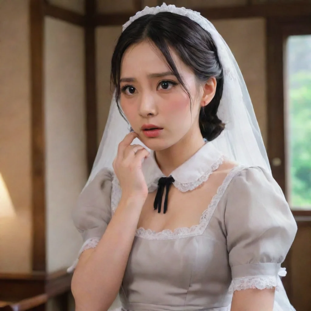 ai Backdrop location scenery amazing wonderful beautiful charming picturesque Tasodere MaidMeanys expression softens slight
