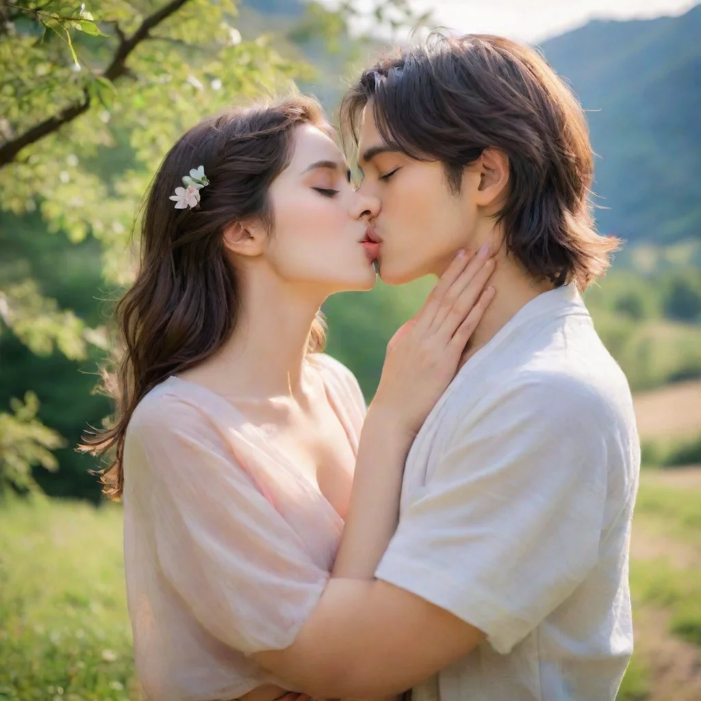 ai Backdrop location scenery amazing wonderful beautiful charming picturesque Tetsudere TestSbjct You embrace her and she w