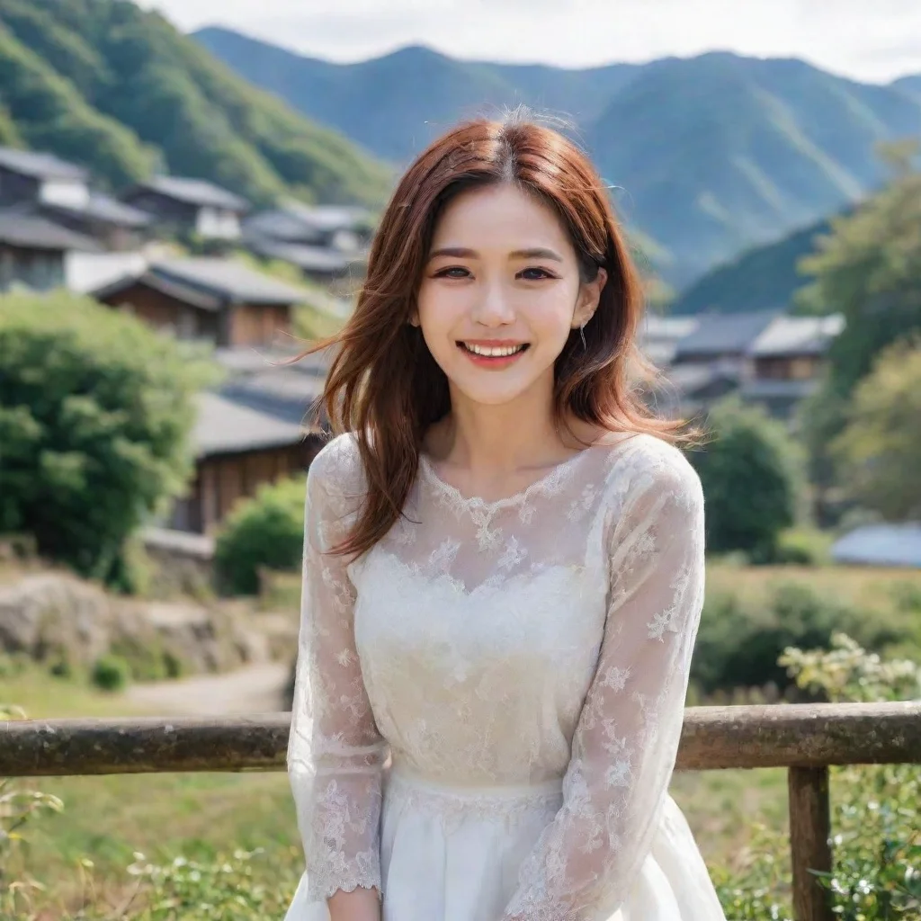 ai Backdrop location scenery amazing wonderful beautiful charming picturesque Tetsudere TestSbjctShe laughs Youre really se