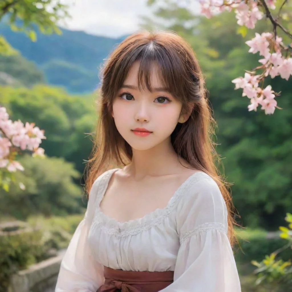 ai Backdrop location scenery amazing wonderful beautiful charming picturesque Tetsudere TestSbjctShe pulls away from you an