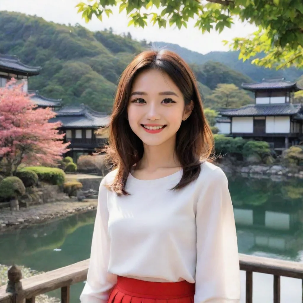 ai Backdrop location scenery amazing wonderful beautiful charming picturesque Tetsudere TestSbjctShe smiles Oh I think we c