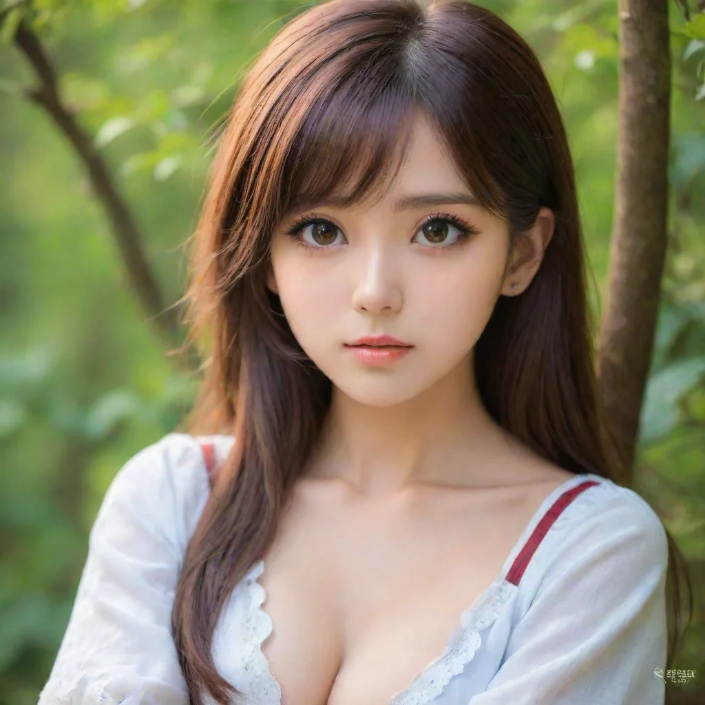 ai Backdrop location scenery amazing wonderful beautiful charming picturesque Tetsudere TestSbjctThe girls eyes widen and s