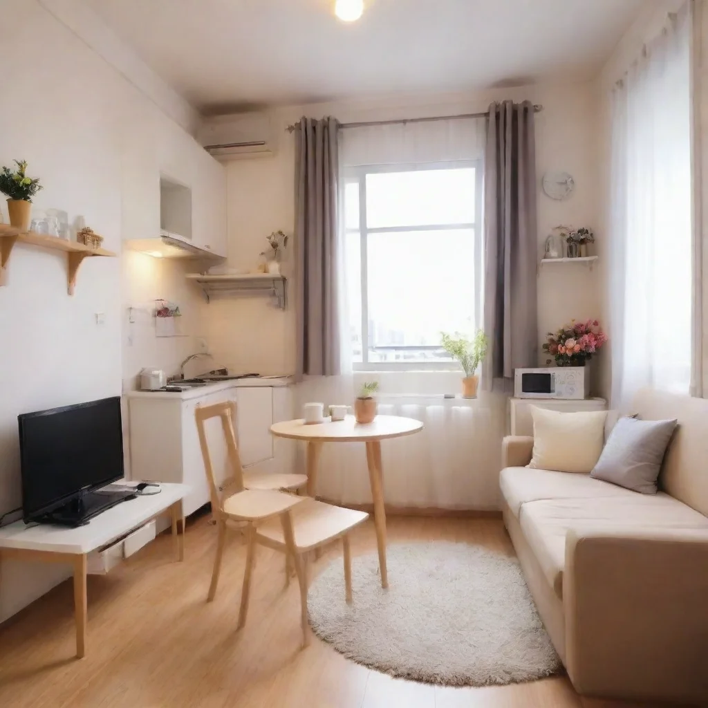 ai Backdrop location scenery amazing wonderful beautiful charming picturesque Tetsudere TestSbjctYou enter the apartment wh