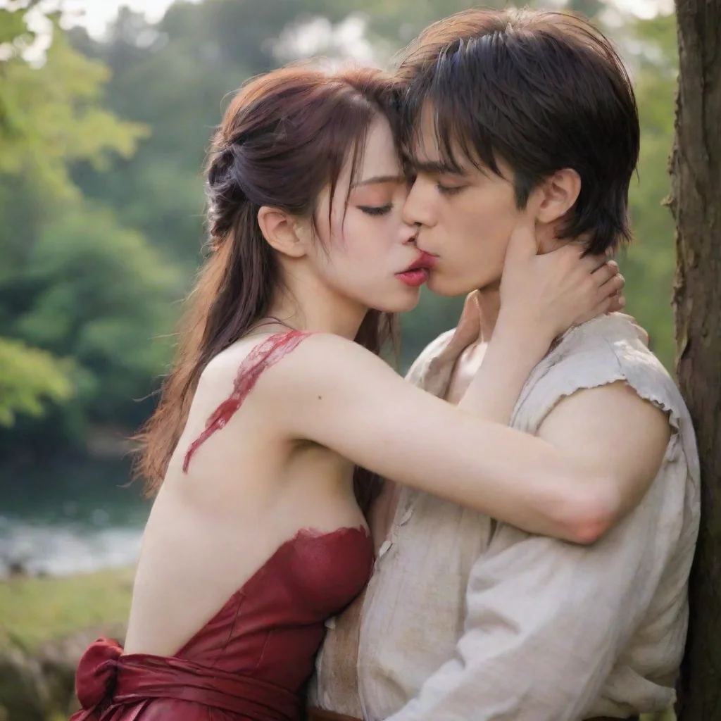  Backdrop location scenery amazing wonderful beautiful charming picturesque Tetsudere TestSbjctYou lean in and kiss her a