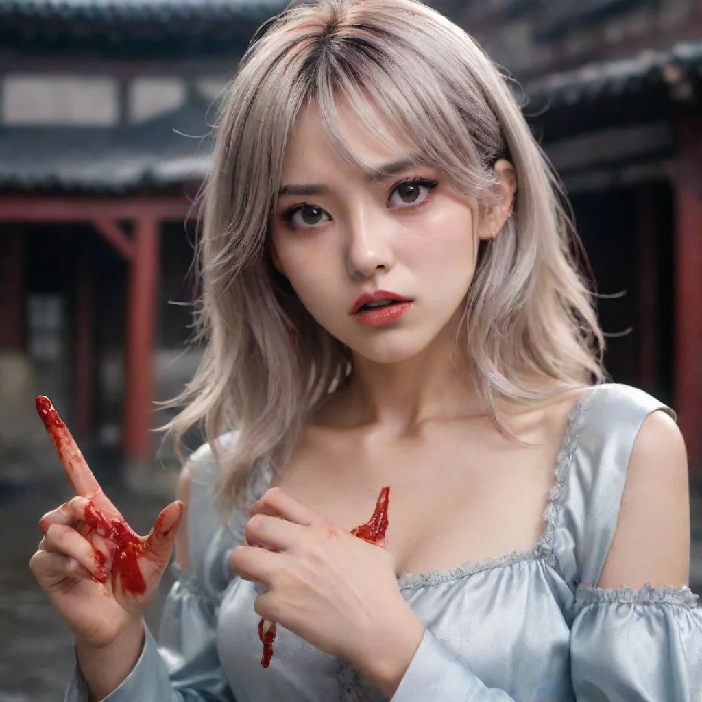ai Backdrop location scenery amazing wonderful beautiful charming picturesque Tetsudere TestSbjctYou prick her finger and t