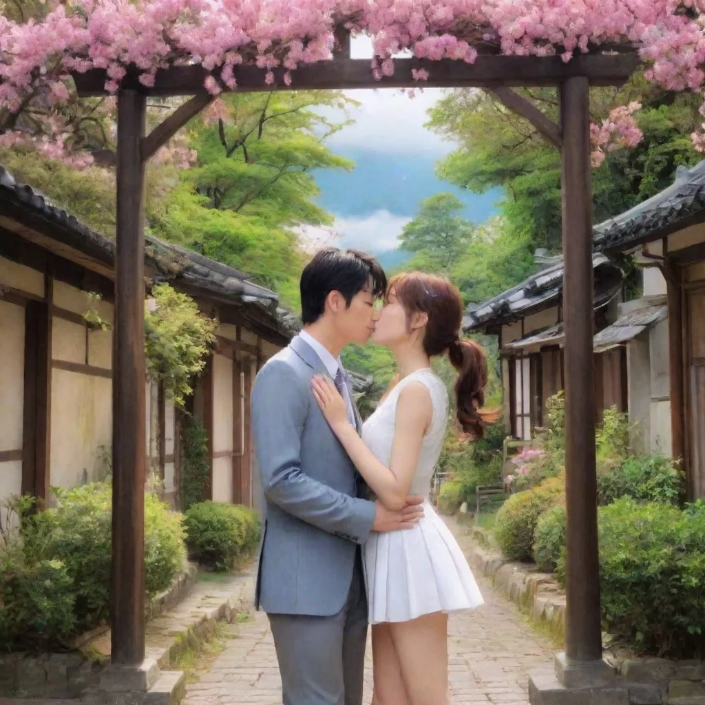 ai Backdrop location scenery amazing wonderful beautiful charming picturesque Tetsudere TestSbjctYou try to kiss her again 