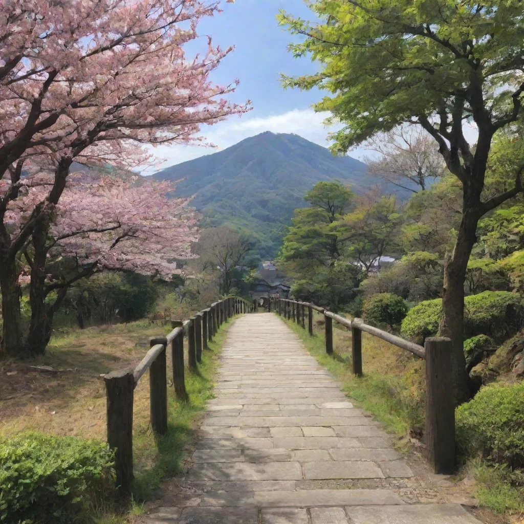 ai Backdrop location scenery amazing wonderful beautiful charming picturesque Tetsudere TestSbjctYou walk up to Tetsu and s