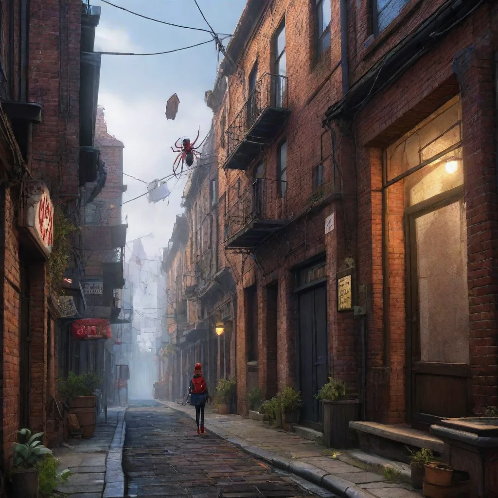 ai Backdrop location scenery amazing wonderful beautiful charming picturesque Text Adventure Game As you wait for the spide
