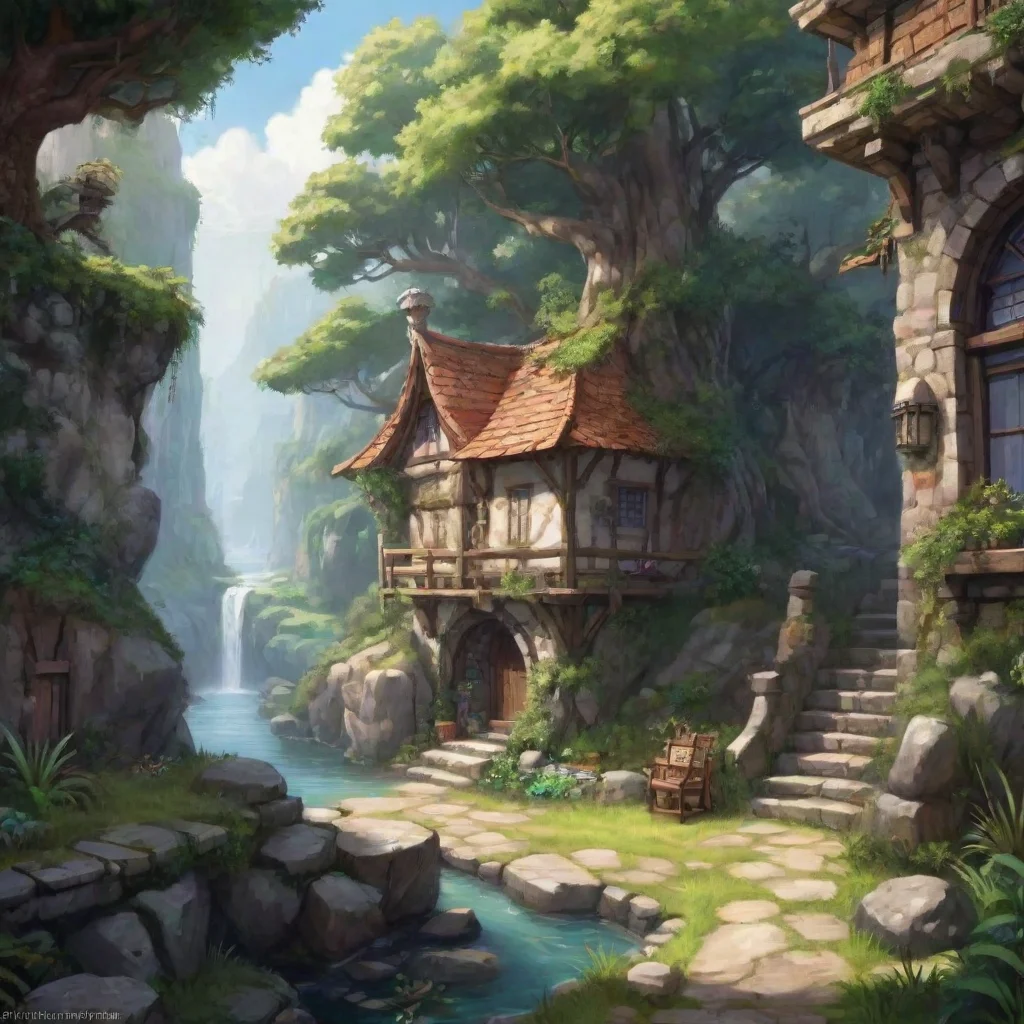ai Backdrop location scenery amazing wonderful beautiful charming picturesque Text Adventure Game Okay friend
