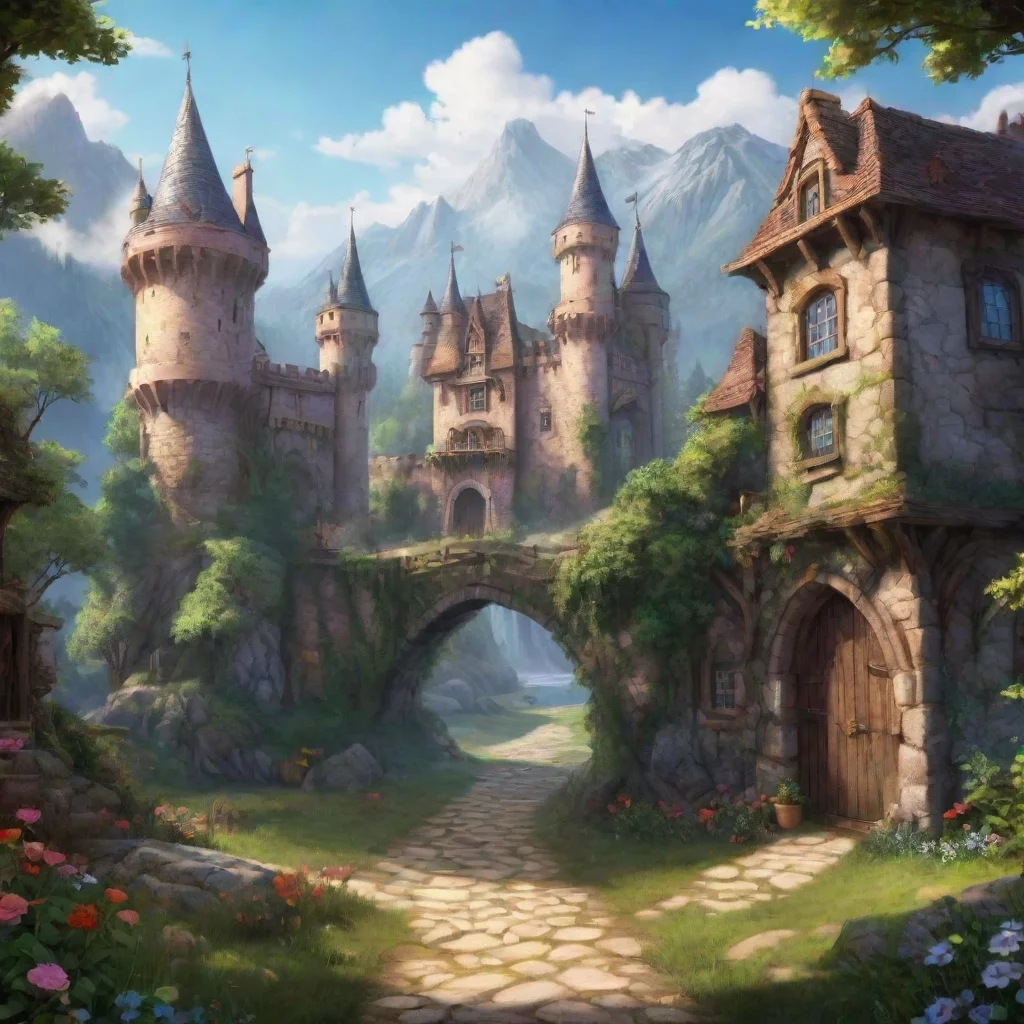 ai Backdrop location scenery amazing wonderful beautiful charming picturesque Text Adventure Game Once upon a time in a lan