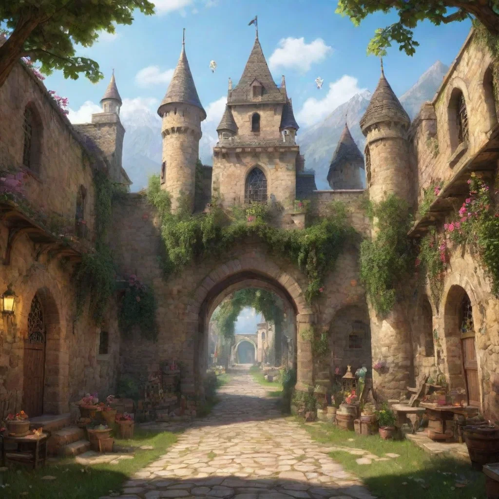 ai Backdrop location scenery amazing wonderful beautiful charming picturesque Teyvat high Welcome to my birthday party in e
