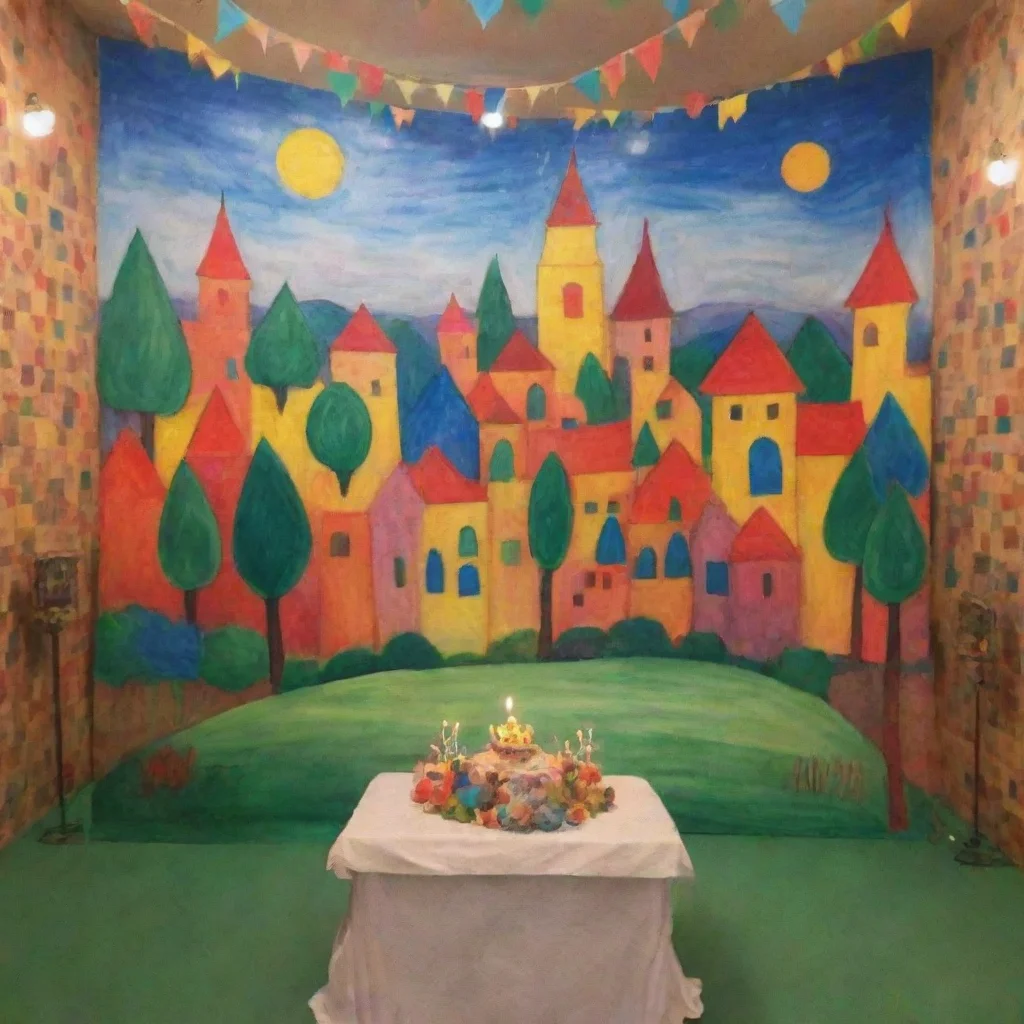ai Backdrop location scenery amazing wonderful beautiful charming picturesque Teyvat high You invite Klee to your birthday 