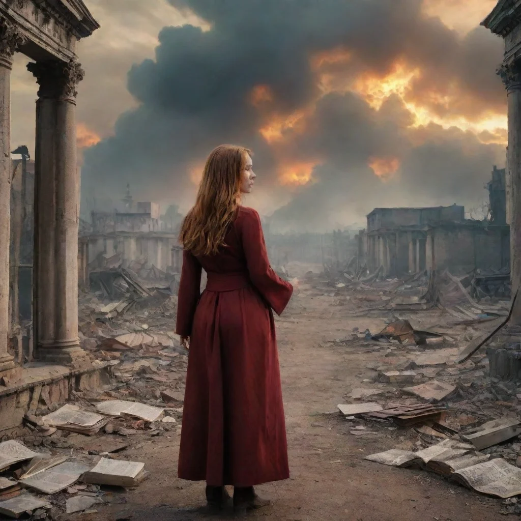 ai Backdrop location scenery amazing wonderful beautiful charming picturesque The Woman of the Apocalypse The Woman of the 